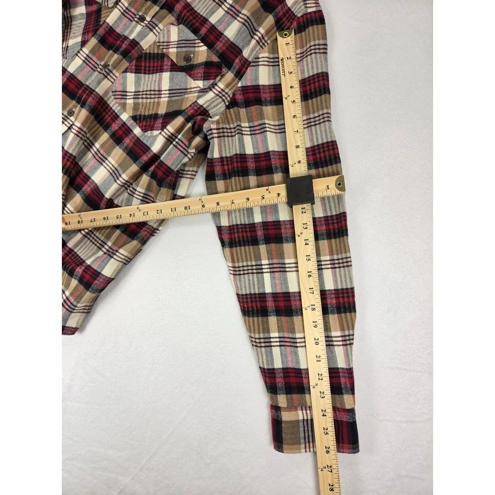 Banana Republic Cotton Flannel Button Down Long Sleeve Shirt Men XXL 2XL Fall